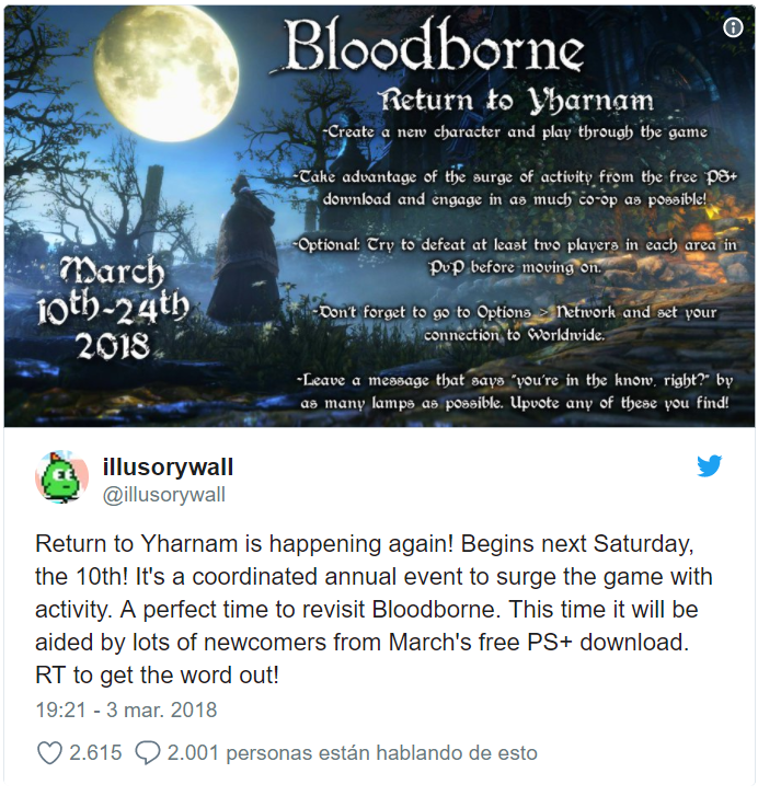 Bloodborne Return to Yharnam