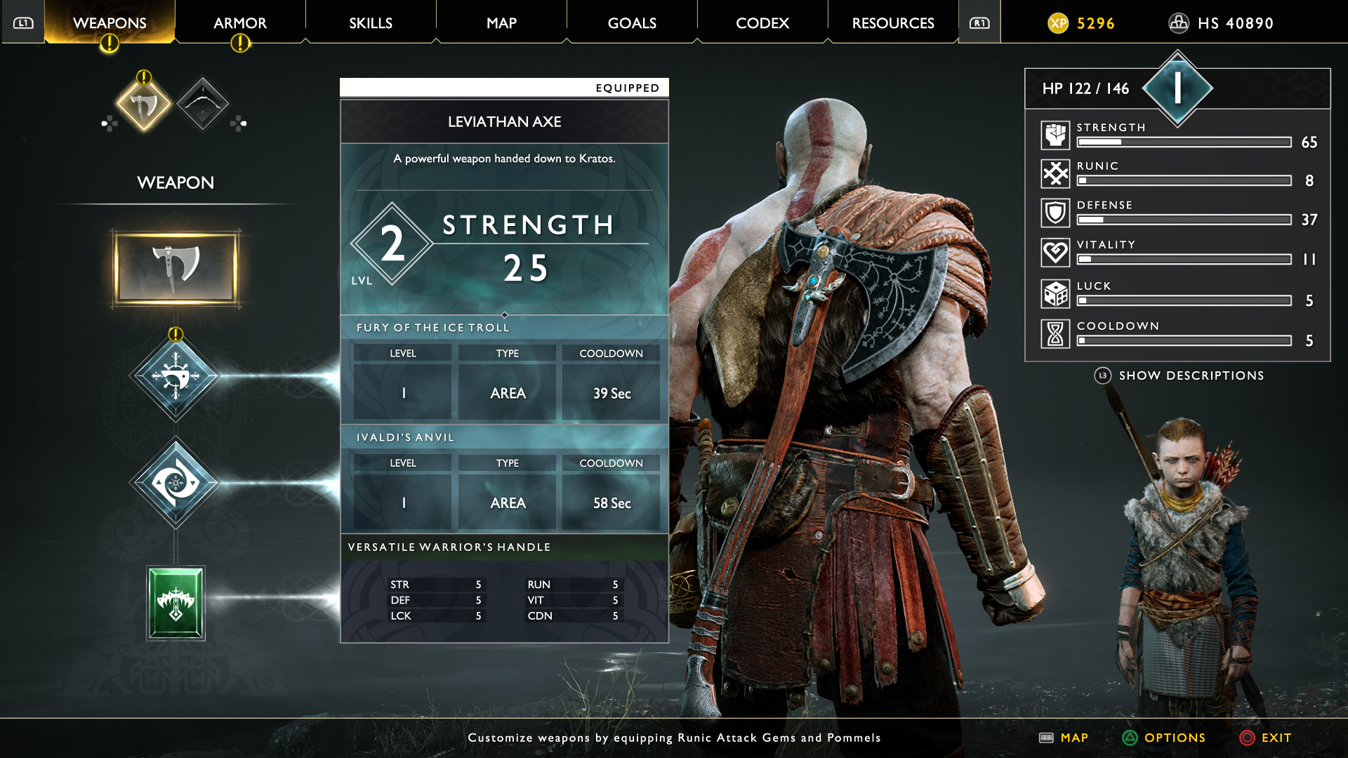 GoW Interface