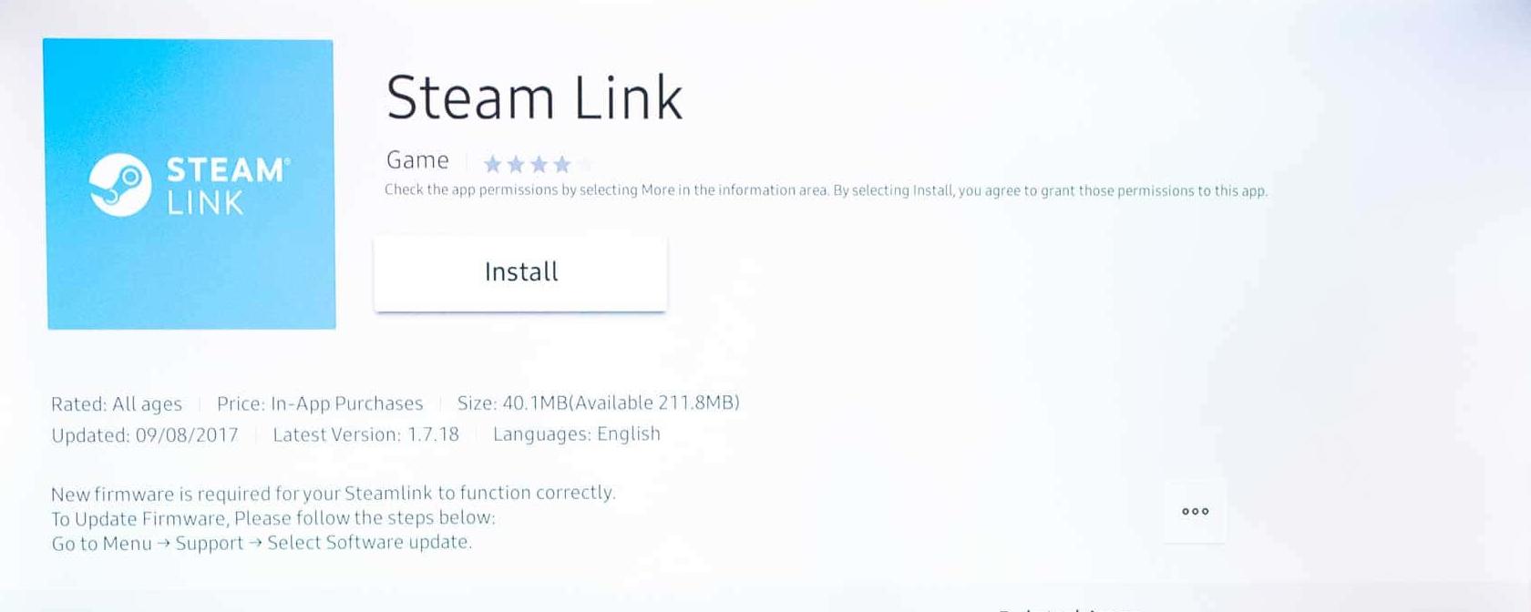 Steam Link App