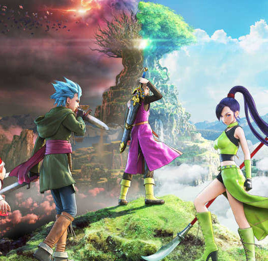 Dragon Quest XI-atuendo-cinemática-Quest XI