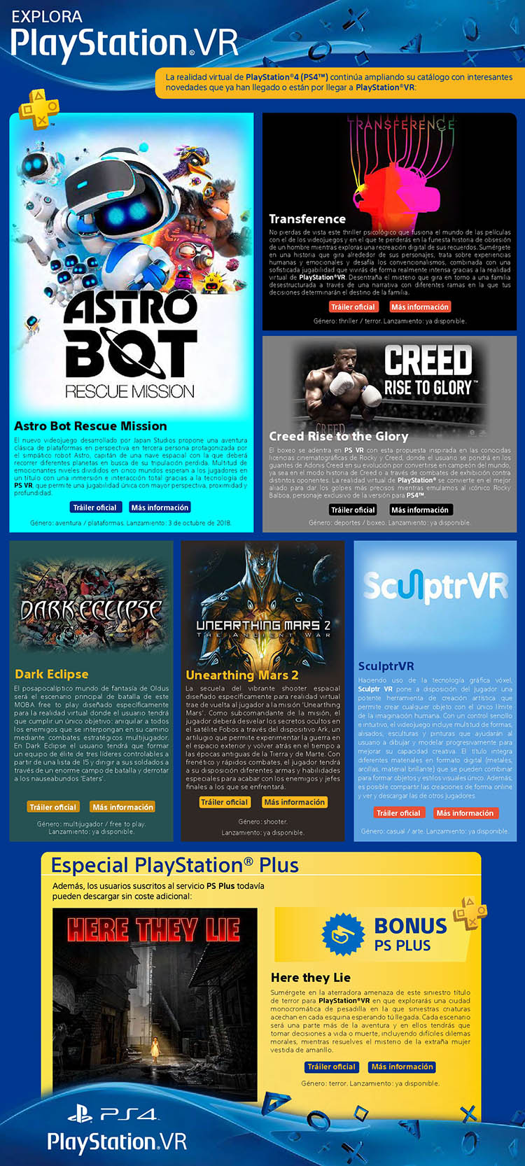 Newsletter PS VR Explora