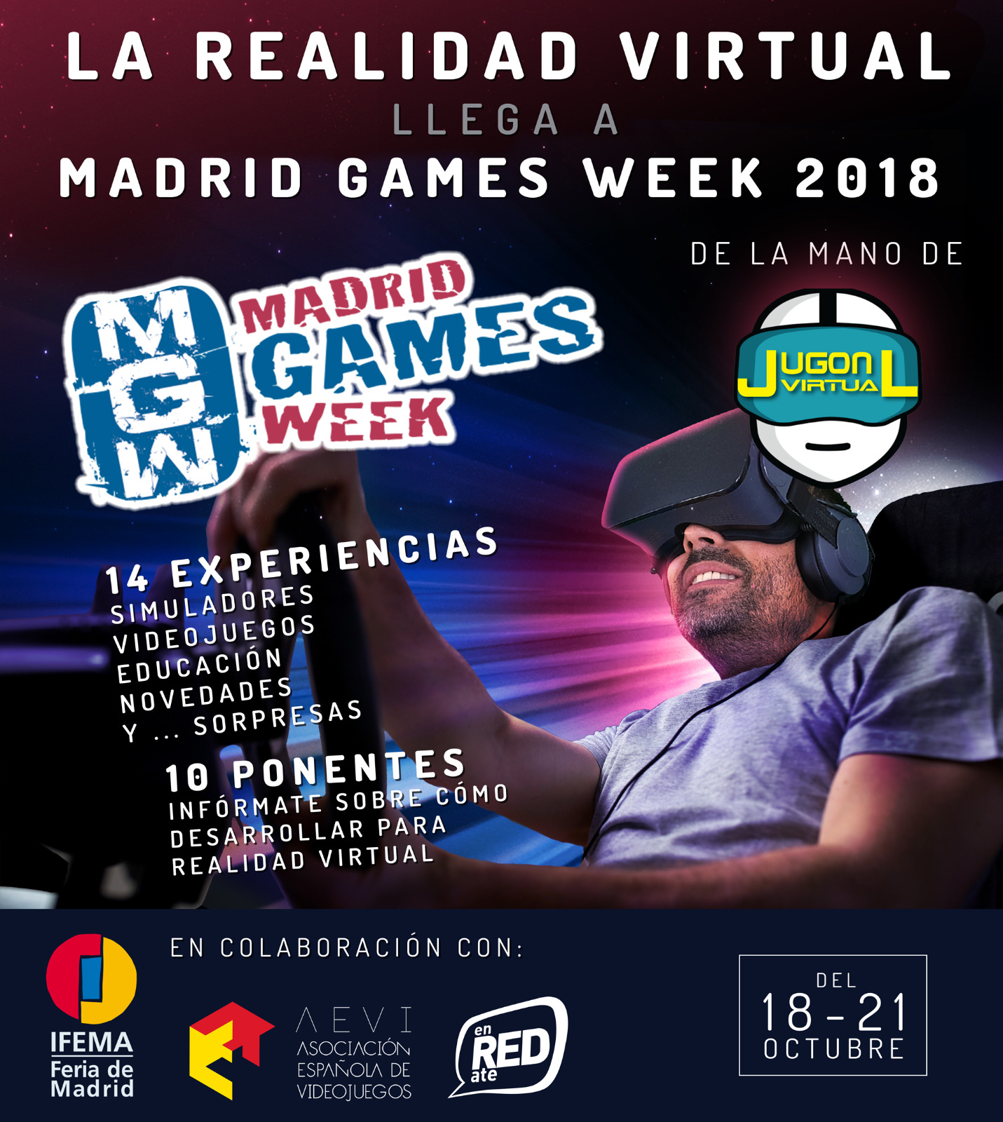 CARTEL ZONA VR MGW