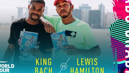 Lewis Hamilton se enfrenta al desafío de FIFA 19 World Tour