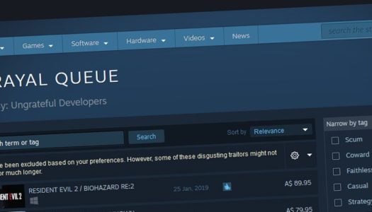 La “cola de traidores” de Steam: lo chismoso de sus algoritmos