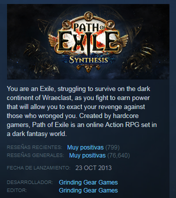 Path of Exile: Synthesis