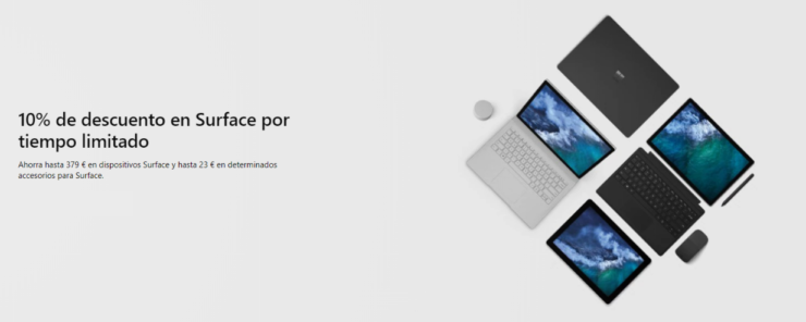 Descuentos Surface