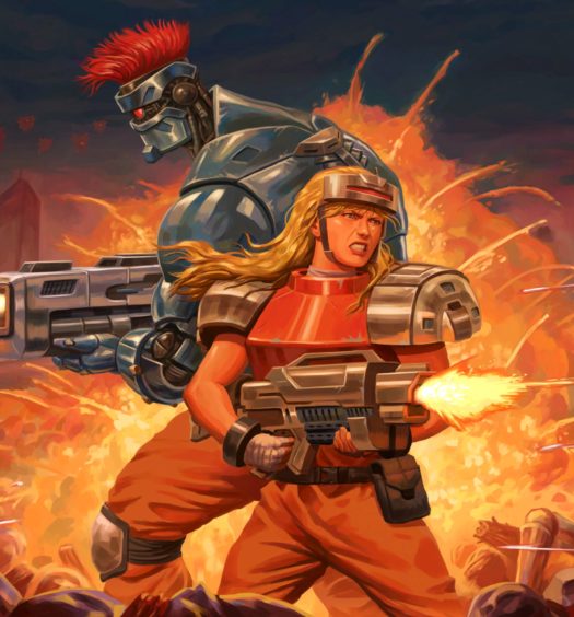 Arte de Blazing Chrome