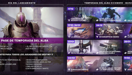 La Temporada del Alba de Destiny 2 ya está disponible