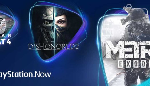 Metro Exodus, Dishonored 2 y NASCAR Heat 4 llegan a PlayStation Now