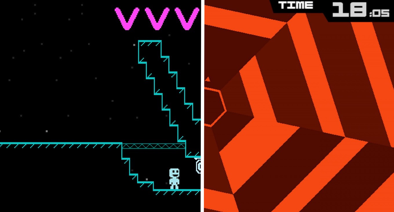 VVVVVV Super Hexagon