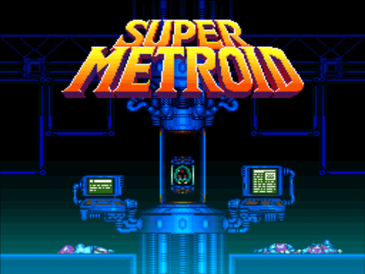 Super Metroid Menu