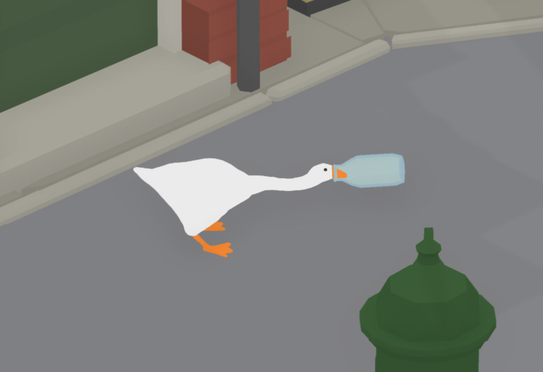 Untitled goose game botella