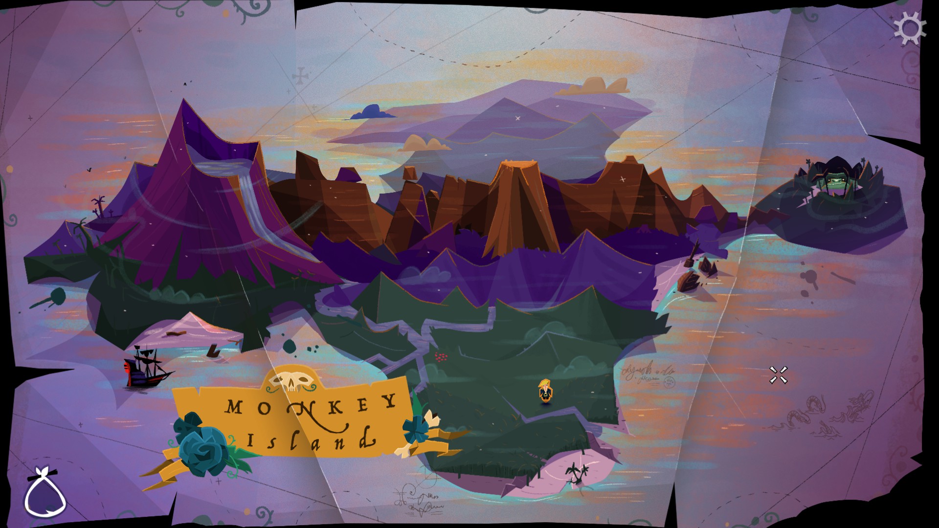 Return to Monkey Island mapa