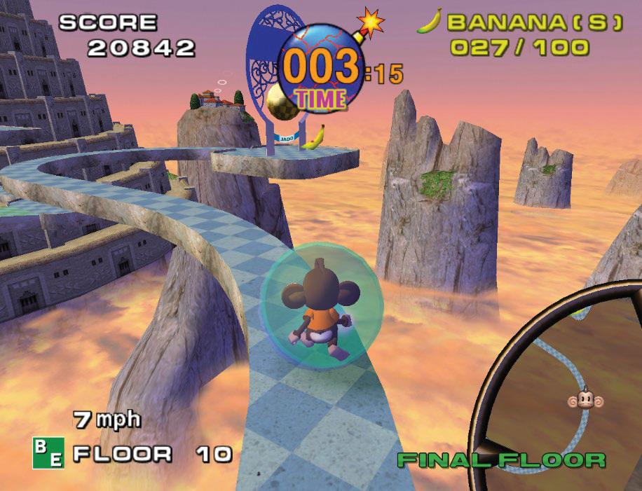 super monkey ball pasillo