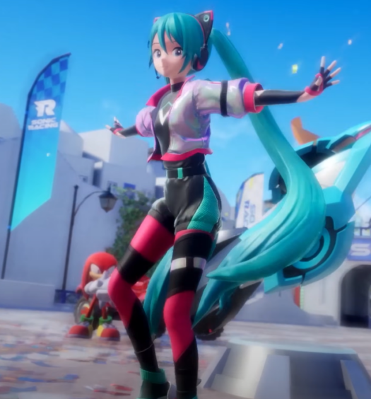Hatsune Miku Sonic Racing portada