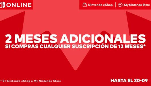 Nintendo Switch Online regala dos meses por la compra de una suscripción anual