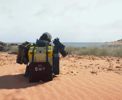 Death Stranding 2 resting