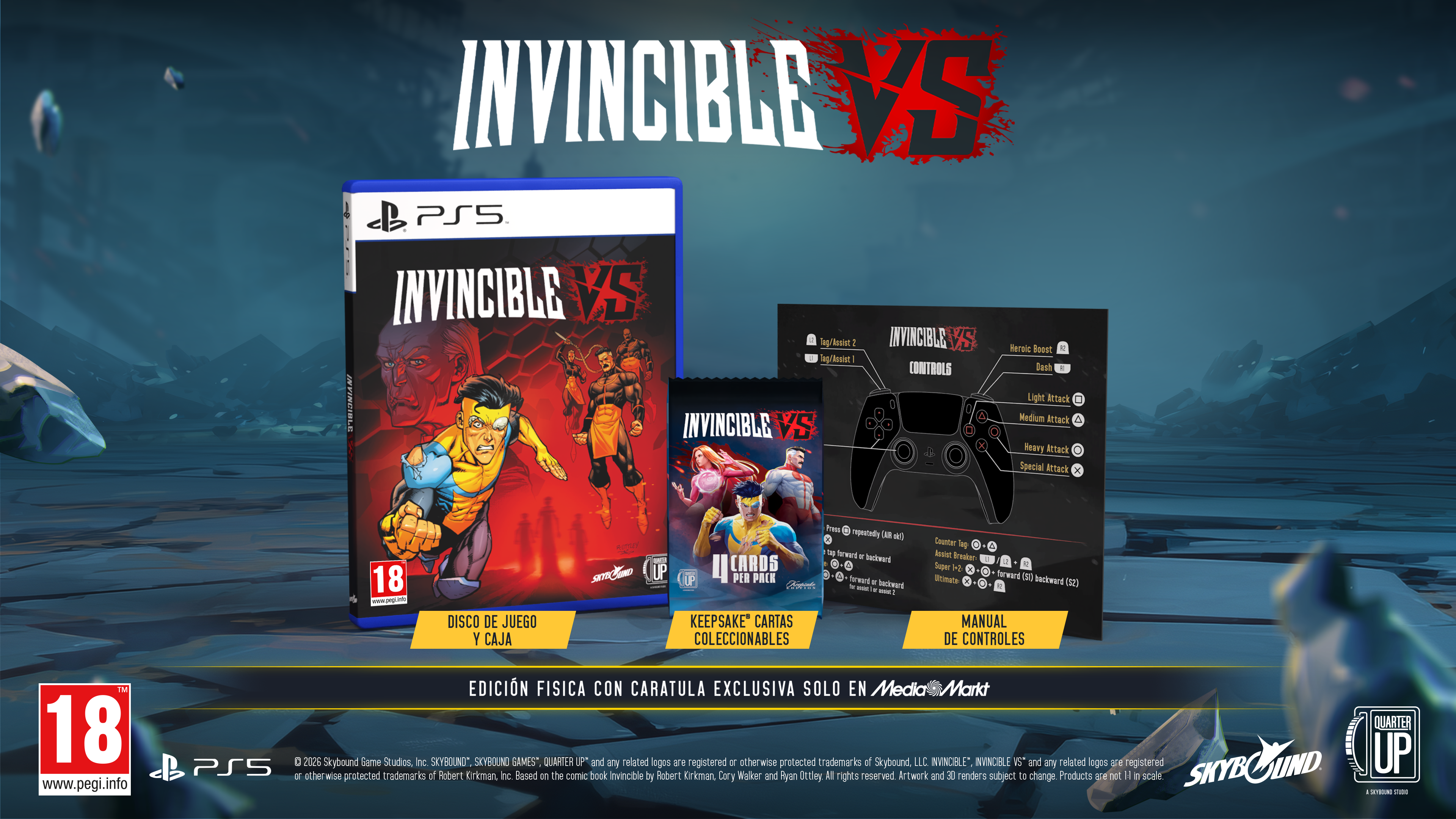 Invincible VS Portada de Ryan Ottley Invincible VS Portada de Ryan Ottley