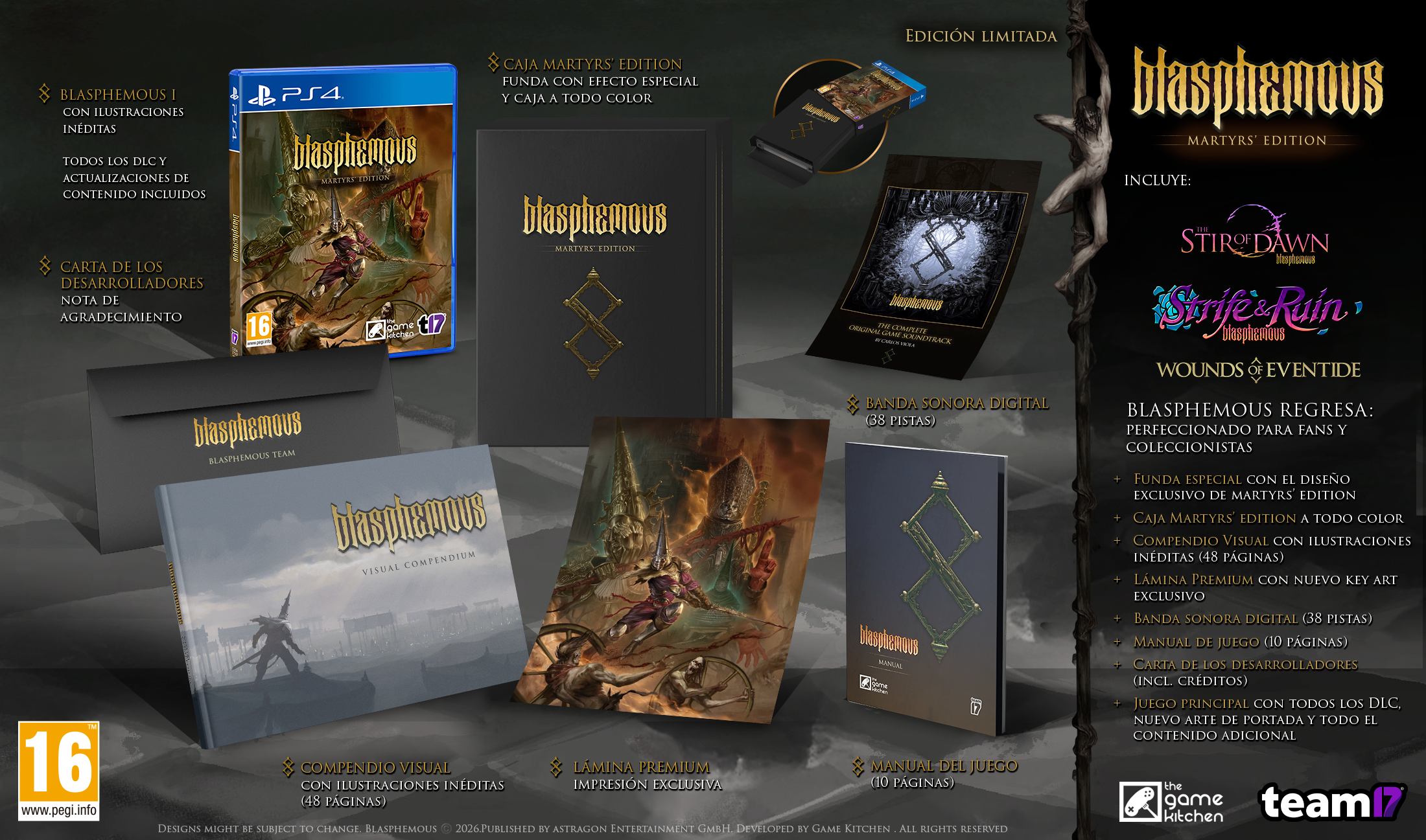 Blasphemous formato físico